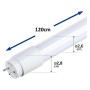 10x Samsung Kristall LED Röhre 120cm, 18W T8, 300º - Höhe Leuchtkraft