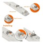 OSRAM LED-Chip Feuchtraum-Wannenleuchte 120cm (35W-30W-25W-20W Einstellbar) IP66