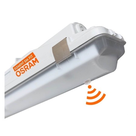 OSRAM LED-Chip Feuchtraum-Wannenleuchte 150cm PIR-Sensor (44W-38W-32W-25W Einstellbar) IP66