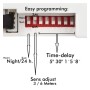 OSRAM LED-Chip Feuchtraum-Wannenleuchte 150cm PIR-Sensor (44W-38W-32W-25W Einstellbar) IP66