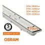 OSRAM LED-Chip Feuchtraum-Wannenleuchte 120cm PIR-Sensor (35W-30W-25W-20W Einstellbar) IP66