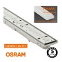 OSRAM LED-Chip Feuchtraum-Wannenleuchte 120cm PIR-Sensor (35W-30W-25W-20W Einstellbar) IP66