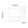 LED Flutlicht-Aussenstrahler PEGASUS-10 10W 6400K Schwarz IP65