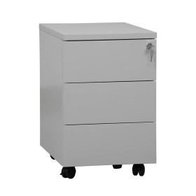 Wolfstahl Rollcontainer Stahl 3 Auszüge abschliessbar 40 x 60 x 62 cm