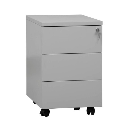 Wolfstahl Rollcontainer Stahl 3 Auszüge abschliessbar 40 x 60 x 62 cm
