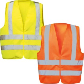 Gilet réfléchissant haute visibilité, lot de 50 pièces (1 carton), taille : universelle