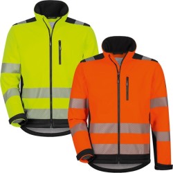 Giacche softshell ad alta visibilità Elysee resistenti alle intemperie (riflettenti) Ryan-Dylan
