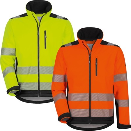 Giacche softshell ad alta visibilità Elysee resistenti alle intemperie (riflettenti) Ryan-Dylan