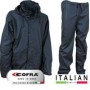 Ensemble de protection contre la pluie (veste + pantalon) Cofra Blue