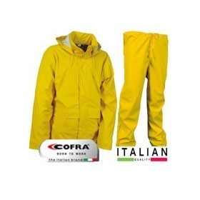 Regenschutz-SET (Jacke + Hose) Cofra Gelb