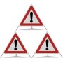 TRIO Faltsignal 70cm (Ausrufezeichen - Ausrufezeichen - Ausrufezeichen)