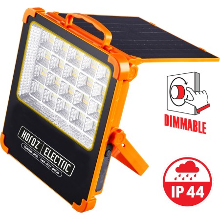 Proiettore LED solare 800W dimmerabile, CCT selezionabile 2733lm