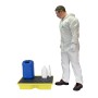 43-Liter-Auffangwanne mit Gitterrost